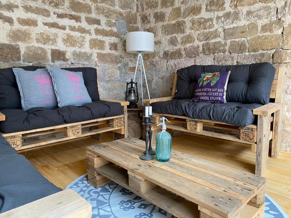 Gaestehaus Sellemols Ferienwohnung Korbmacher Heuchelheim-Klingen Bagian luar foto